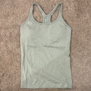 Lululemon Athletica Ribbed Tank Top - Soft Green